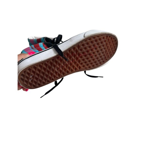 VANS Multicolor Swirl Logo Hi Top Sneakers Sz Mens 6.5 / Womens 8 - Picture 4 of 7